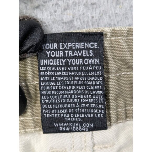 Kuhl Outkast Pants Mens 36x32 Vintage Patina Dye Casual Outdoor Greenish Beige - Picture 6 of 16